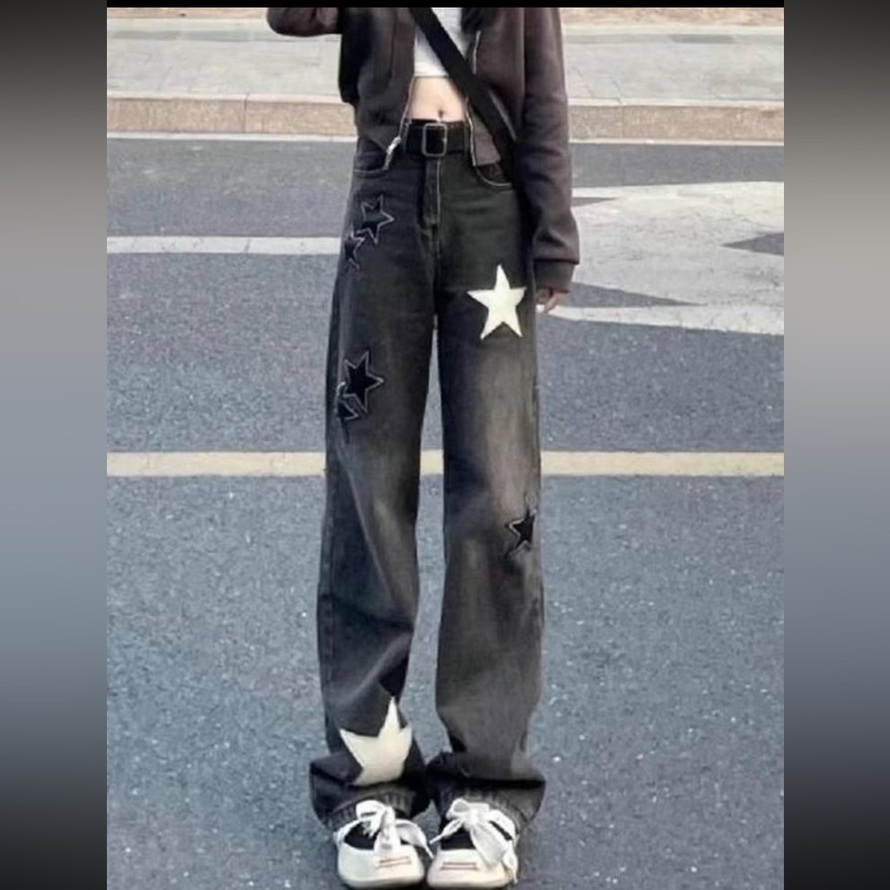 Low waisted star jeans